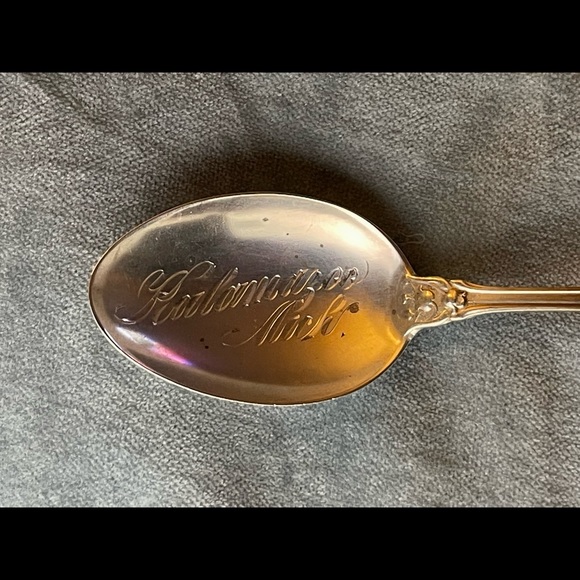 Vintage Sterling Silver Spoon - Kalamazoo, MI - Picture 2 of 5